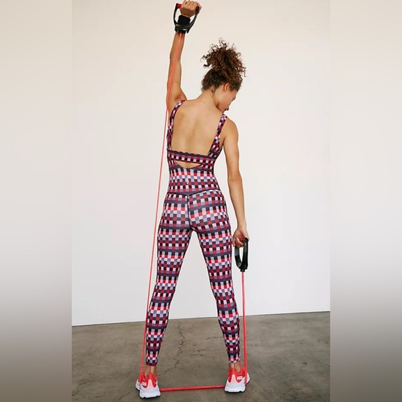 Free People Movement Lose Control Printed Onesie - Picture 1 of 14